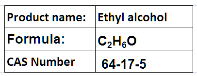 ethyl alcohol