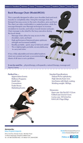 Back massage Chair MC05