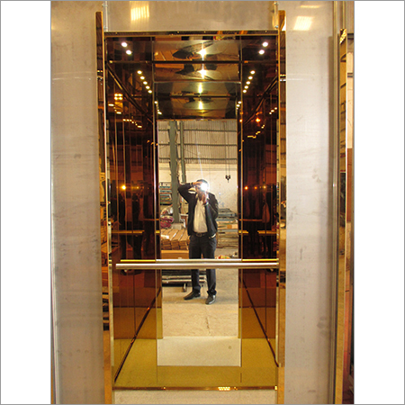 Golden SS Elevator Cabin