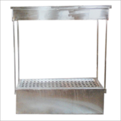 Kulfi Counter - Stainless Steel 220V 50Hz | Static Cooling Temp Control Mobile Design Easy Clean Kulfi Display