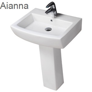 White Aianna Pedestal Basin