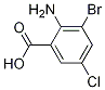 Benzoic Acid, 2-Amino-3-Bromo-5-Chloro- Cas No: 41198-02-1