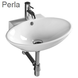 White Perla Wash Basin