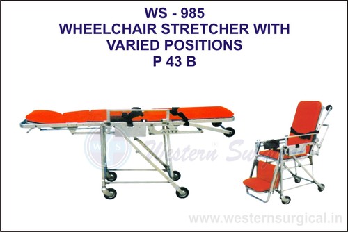 Stainsteel Wheelchair Strecture With Varied Positions