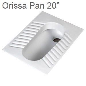 White Orrisa Pan 20
