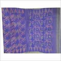 Violet With Grey Designer Handwork Sarees