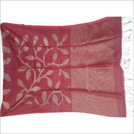 Red Jamdani Saree