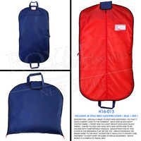 Indo Western Suits Covers - Coated Fabric, Length 406.4 - 1168.4 Mm, Red And Blue Colors | Water Resistant, Utility Pocket, Side Zipper Handle
