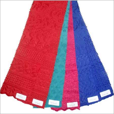 Colorful Cotton Emroidery Fabrics