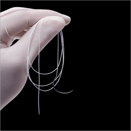 Nylon 66 Suture - Round Shape Natural Type Custom Size | Smooth Finish Lightweight Excellent Knot Security Non-Absorbable