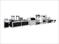 White And Black Fully Automatic Non-woven Handle Bag Making Machine