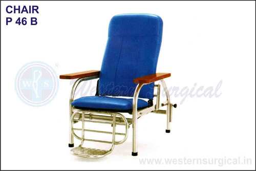 Chair . - Color: Silver Blue