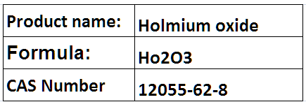Holmium oxide