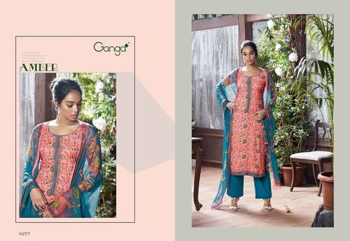 Teal Shop Printed Plazzo Suit Online