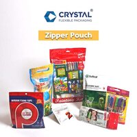 3 Mm Zipper Pouches - Plastic Material, Multicolour Design | Reliable Zipper Lock, Exceptional Tear Resistance, Airtight Packaging
