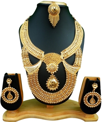 Golden Wedding Copper Gold Plated Necklace