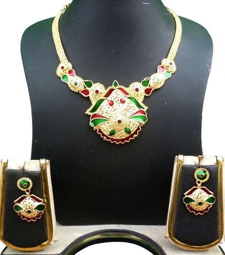 Golden Wedding Copper Gold Plated Necklace