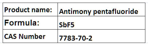 Antimony pentafluoride