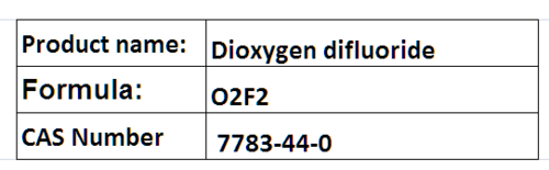Dioxygen difluoride