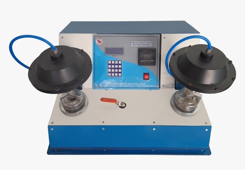 Pneumatic Bursting Strength Tester - Color: Blue