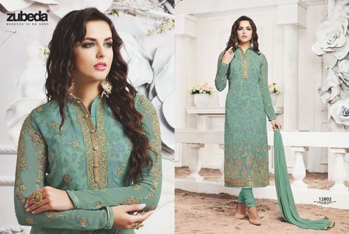 Sea Green Designer Salwar Suit