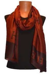 Branded Cashmere Scarf