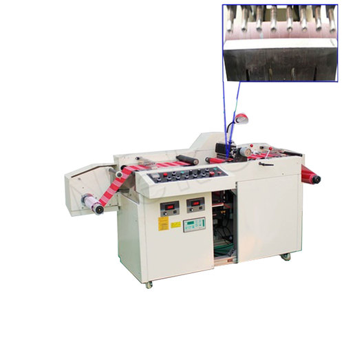 White Ultrasonic Trademark Cutting Machine