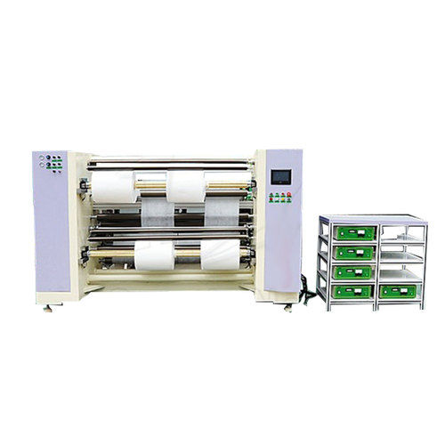 White Ultrasonic Wiper Slitting Machine