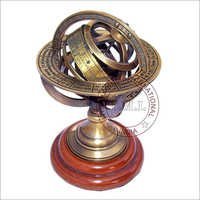 Brown Antique Brass Armillary