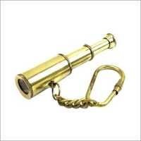 Brass Key Chain Telescope