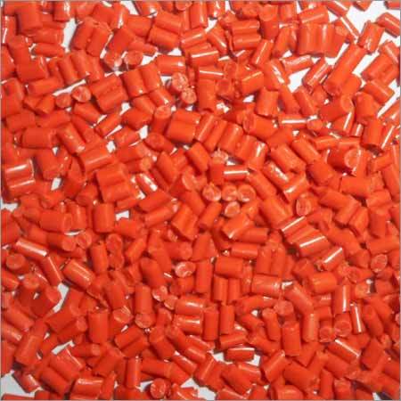 Orange Crystal Plastic Granules