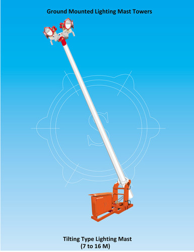 Ground mounted Tilting type Lighting Tower