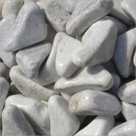 Triangular Grey Stone Pebbles By ARIHANT STONES