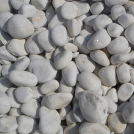 White pebbles White pebbles