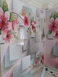 Pvc Wall Panel Design - Color: White
