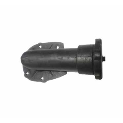 Oil Filler Pipe - Cast Iron, 150x75x50 mm, Black, M12 Thread | Easy Installation, Durable, Precise Fit, Leakproof Seal