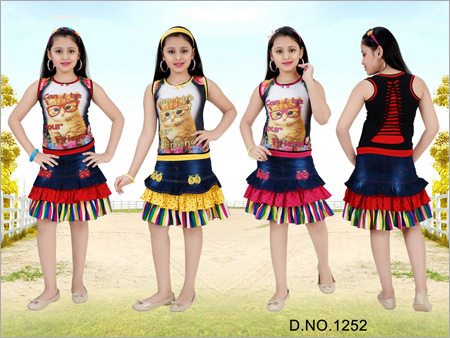 Kids Skirt With Top