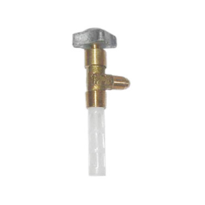 Fuel Tap And Guaze - Brass, Plastic, 50x20x15 mm, 1/4 NPT Thread | Fuel Control, Leak-Proof, Variable Flow Rate