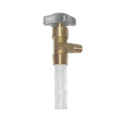 Fuel Tap And Guaze - Brass, 5x2x2 Inches, 1/4 NPT Thread | Leakproof Seal, Corrosion Resistant, Precise Control