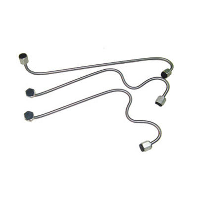 Injector Pipe Set - Steel, 12 Inches Length, 1/4 Inch Diameter, Silver Color | Fuel Delivery, Durability, Corrosion Resistance, Easy Installation, Enhances Engine Performance