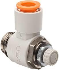 AS4201F-U04-12 - Nylon/Polyurethane Tubing, Compact Universal 360Â° Swivel | Push-Pull Locking, Precise Meter Out Control