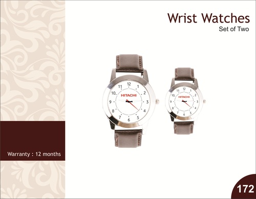 Wrist Watches - Leather, 5 Inch Size, White Color, Round Shape | Men's Charm, Fashion, Luxury, Quartz, Sports Type, 12 Month Warranty