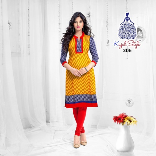 Latest Cotton Kurits Catalog Jetpur