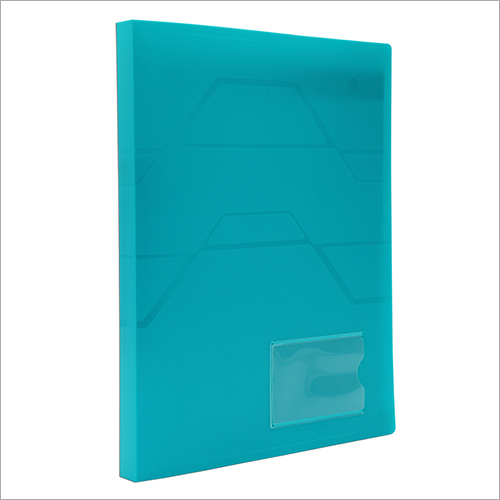 Conference Companion (With Pen & Pad) - Plastic A4 Blue Press-Lock Closure Durable Waterproof Portfolio