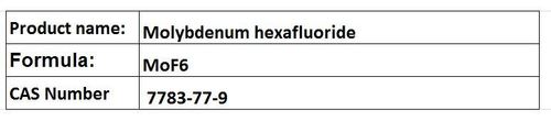 Molybdenum Hexafluoride - MoF6, CAS 7783-77-9, Colourless Solid | High Purity, Stable Compound, Precise Synthesis