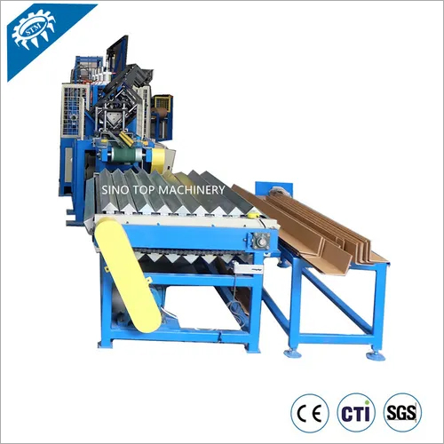 V die punching online edge board machine