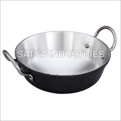 Bon Ton Deep Kadhai - Metal | Spacious Design for Versatile Cooking, Ideal for Stews and Curries, Sturdy Construction for Enhanced Durability