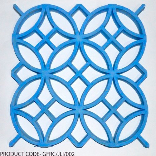 Fancy GRC Jali - Pigmented Glass-Fibre Reinforced Concrete, 500mm X 30mm X 500mm , Elegant Design, Smooth or Textured Finish, Easy to Clean