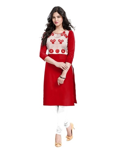 Red Designer Kurti