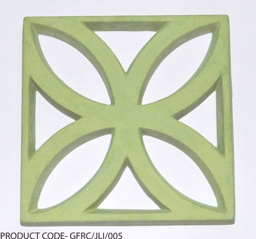Colorful GRC Jali - Pigmented Glass-Fibre Reinforced Concrete 300mm x 30mm x 300mm Multiple Color Finishes | Attractive Sophisticated Design Indoor and Outdoor Application